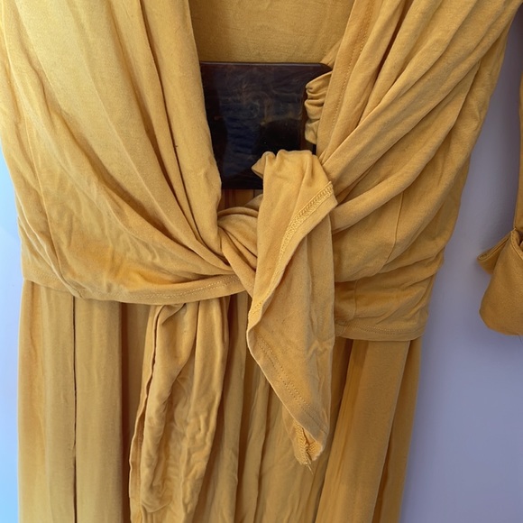 Completely Me by Liz Lange yellow sweater and dress set - Picture 4 of 7